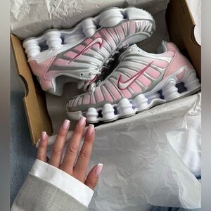 Nike Shox TL 💅 Platinum Pink Foam Metallic Sneakers Shoes HV2520-001 6.5 7.5